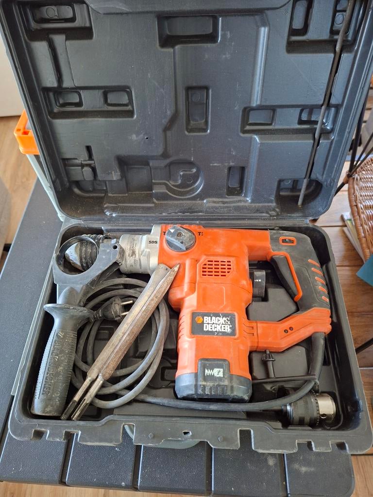 Black en decker sds+ klopboormachine kd 1250k, Ophalen