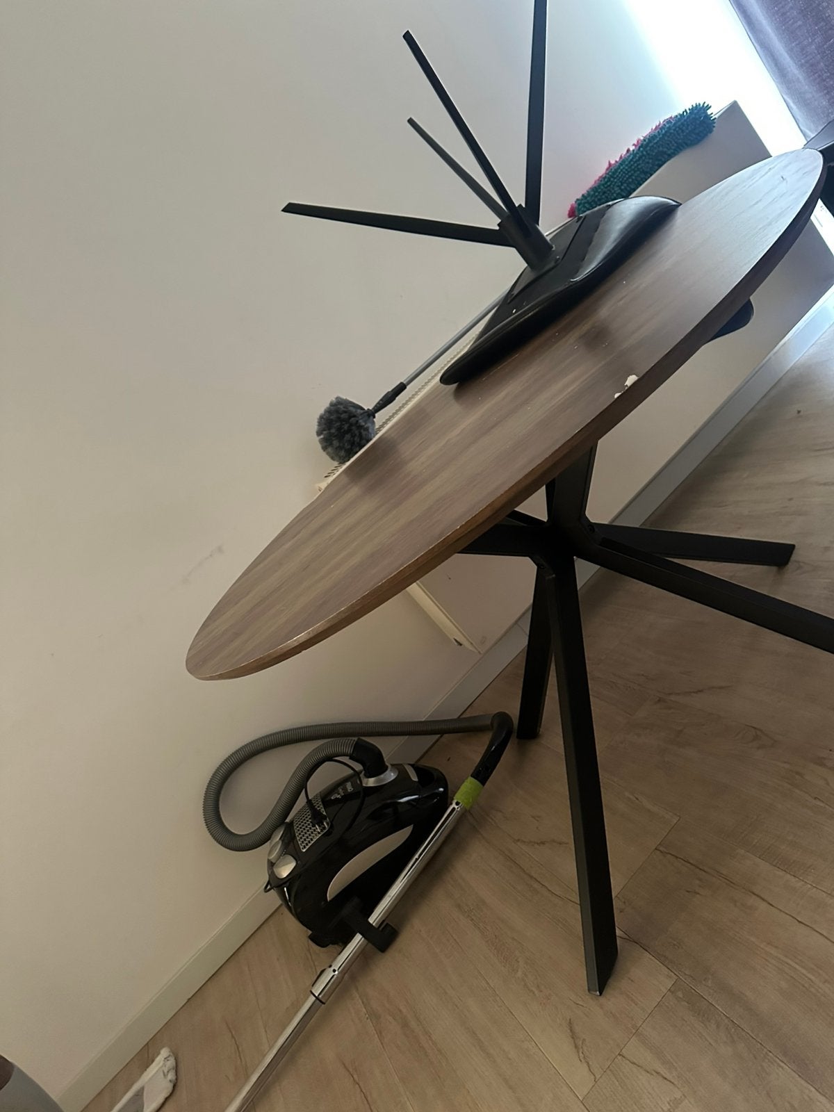 Salontafel met 4 stoelen te koop, Enlèvement ou Envoi, Comme neuf