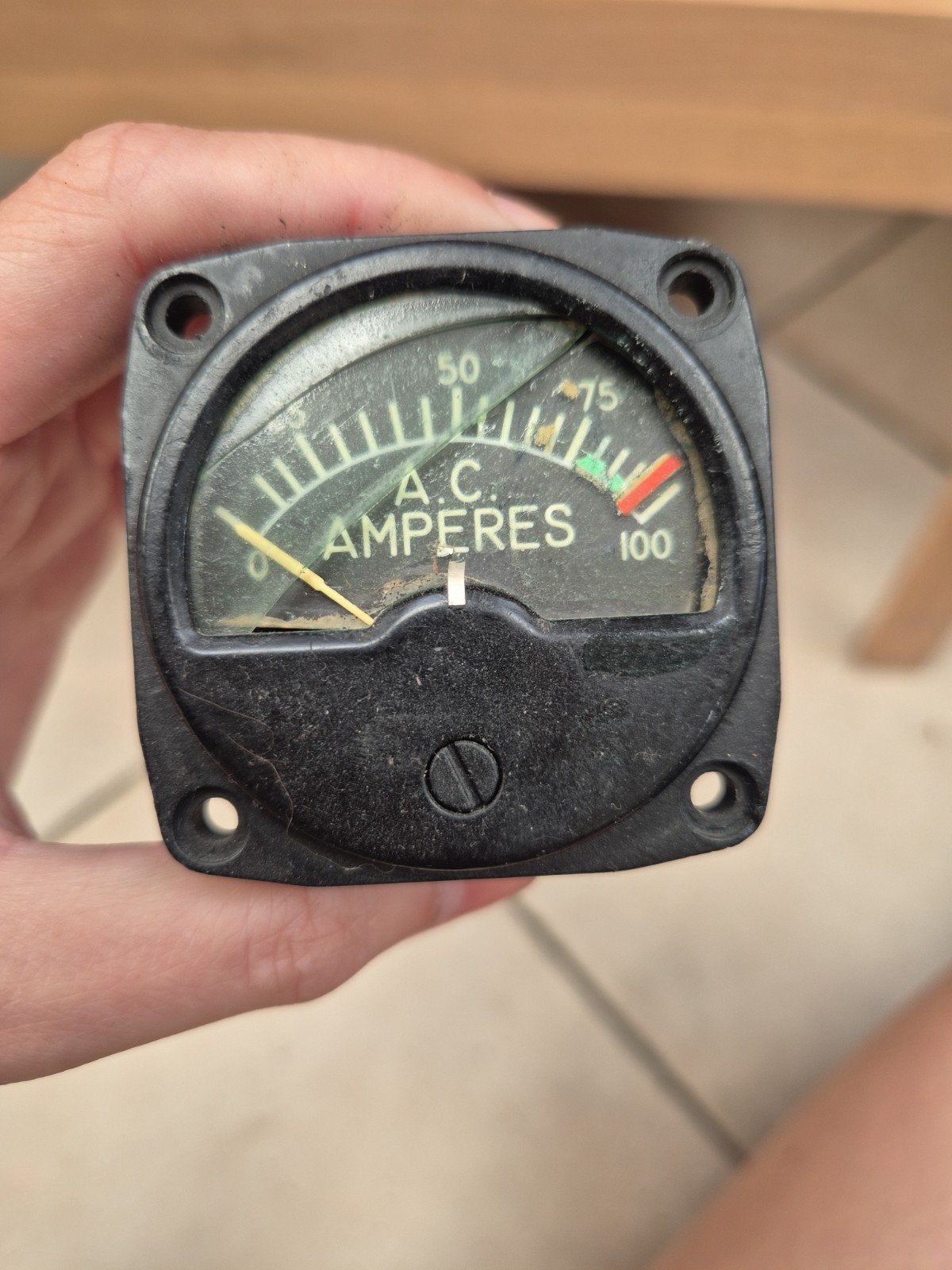 Originele Lockheed C-130 Hercules AC Amperes Meter, Collections, Aviation, Enlèvement
