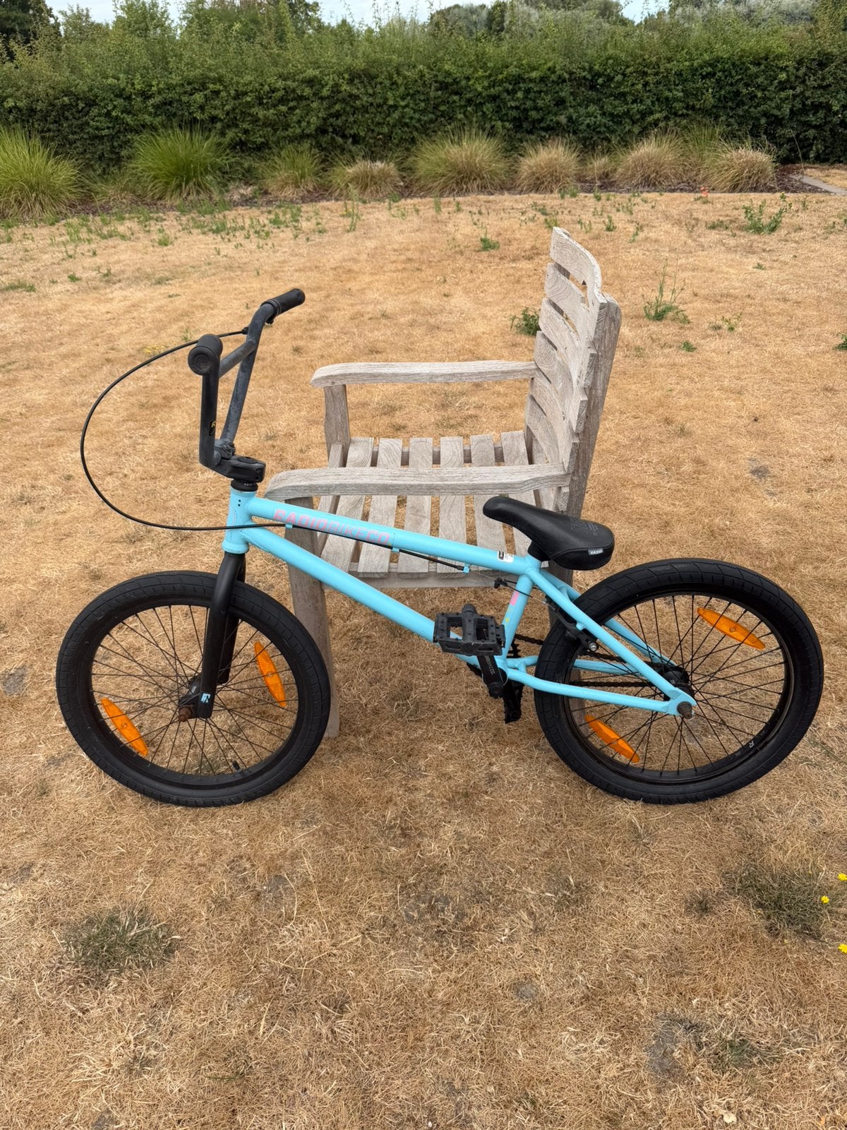 Radio Bikes Dice 20" BMX-Lichtblauw -Nette staat+accessoires, Fietsen en Brommers, Ophalen, Zo goed als nieuw