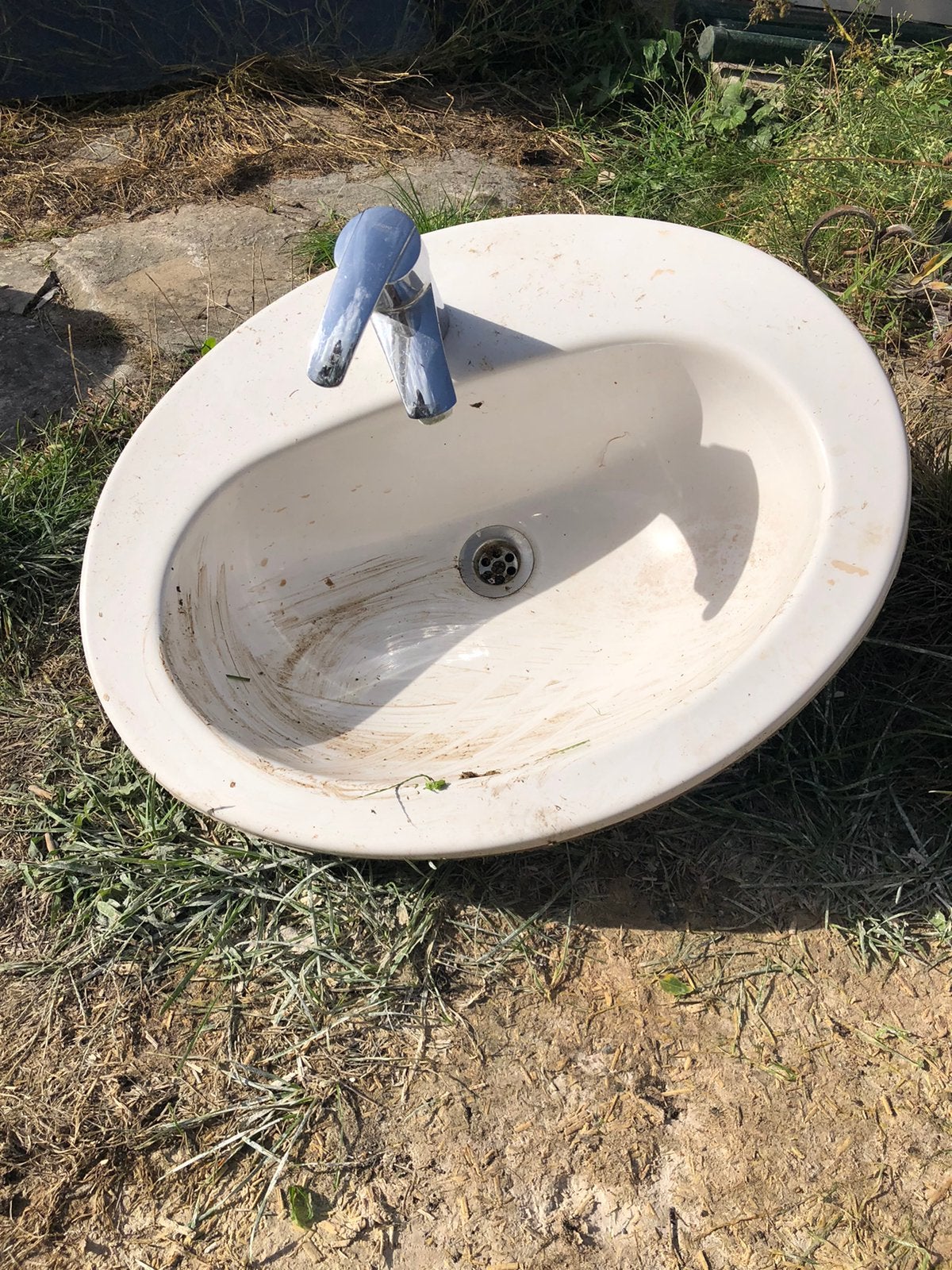 Lavabo ovale A DONNER, Ophalen, Zo goed als nieuw, Wastafel