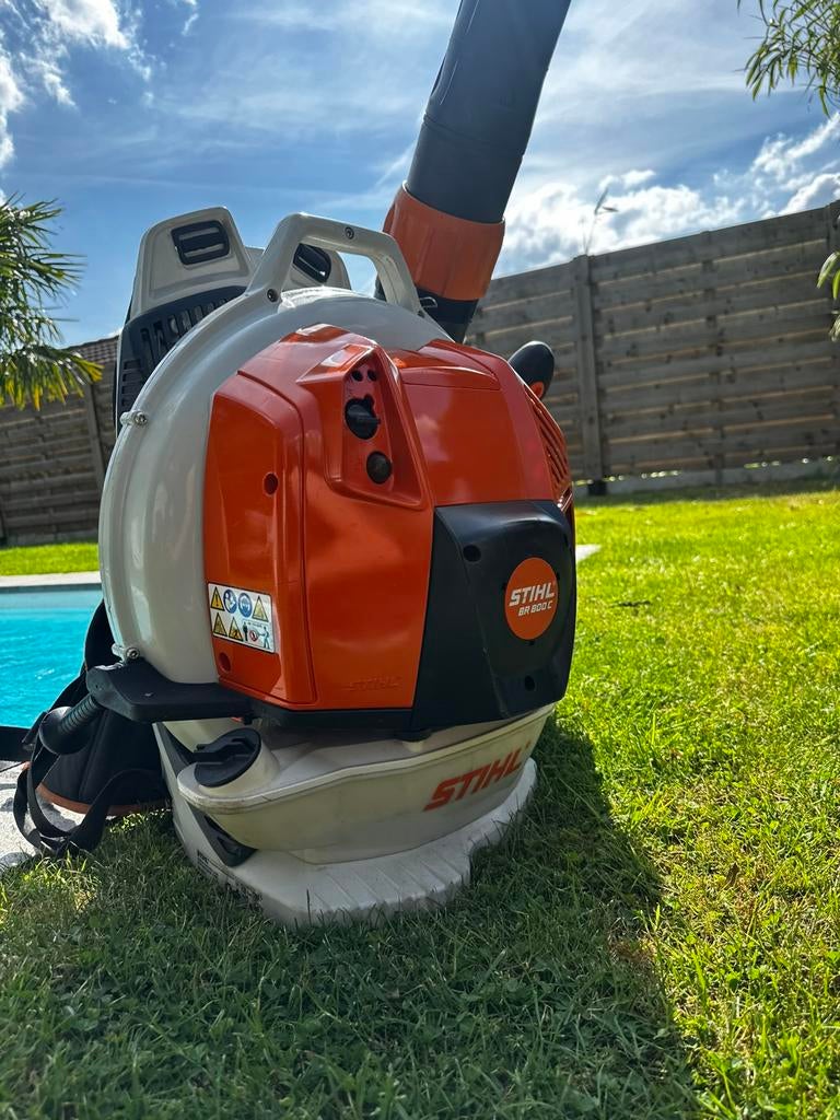 Sthil br800c, Tuin en Terras, Ophalen, Zo goed als nieuw, Benzine, Ruggedragen