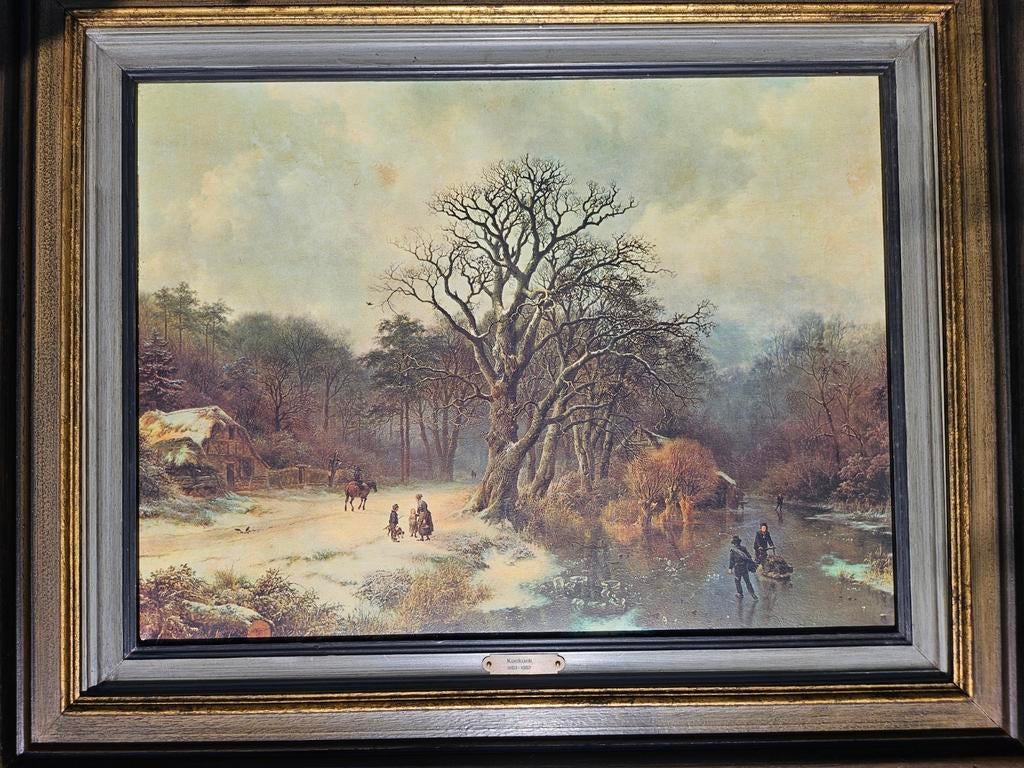 Hendrik Barend - Koekkoek . Replica, Antiek en Kunst, Ophalen of Verzenden