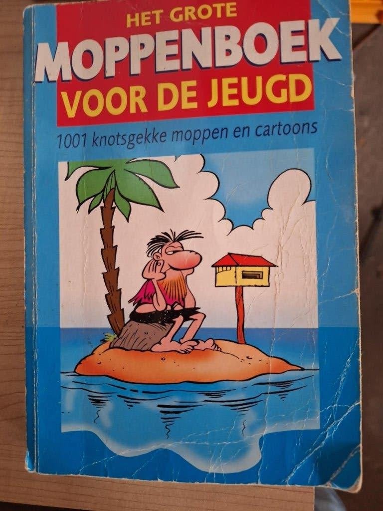 boek het grote moppenboek voor de jeugd, Ophalen of Verzenden, Zo goed als nieuw