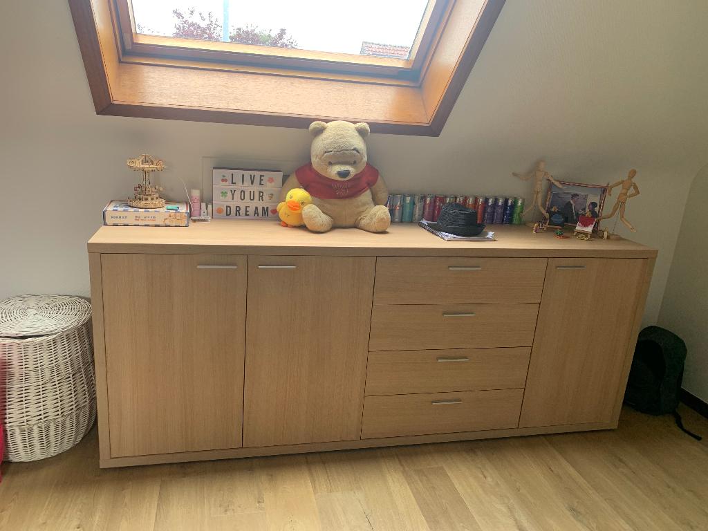 dressoir in prima staat, 200 cm ou plus, Avec tablette(s), Comme neuf, Enlèvement
