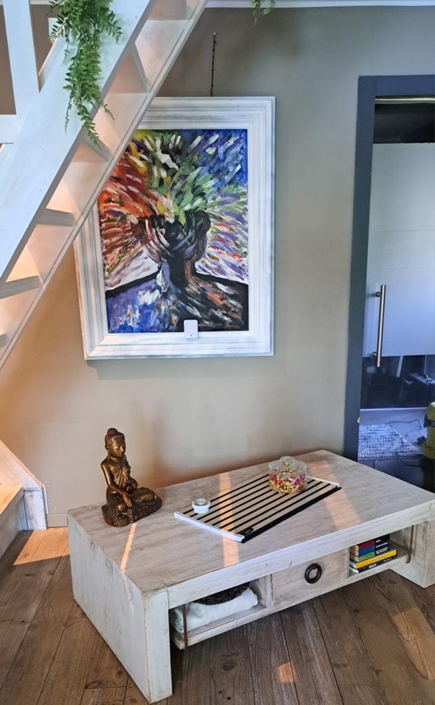 Mooie  stevige salontafel kan zeker en vast nog vele rondjes, Ophalen