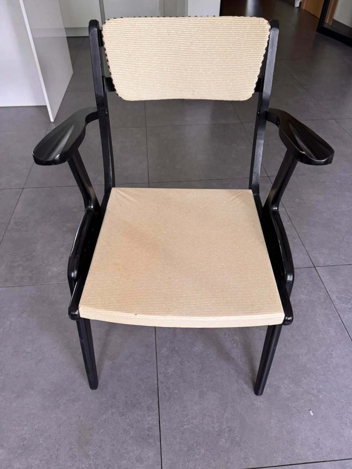 Design stoel 1950, Tuin en Terras, Ophalen, Zo goed als nieuw
