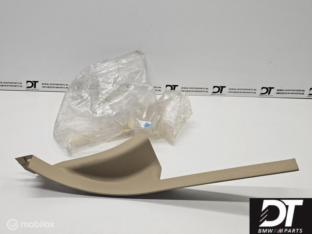 Instaplijst rechtsachter beige BMW E66 51477014632, Nieuw, Ophalen of Verzenden