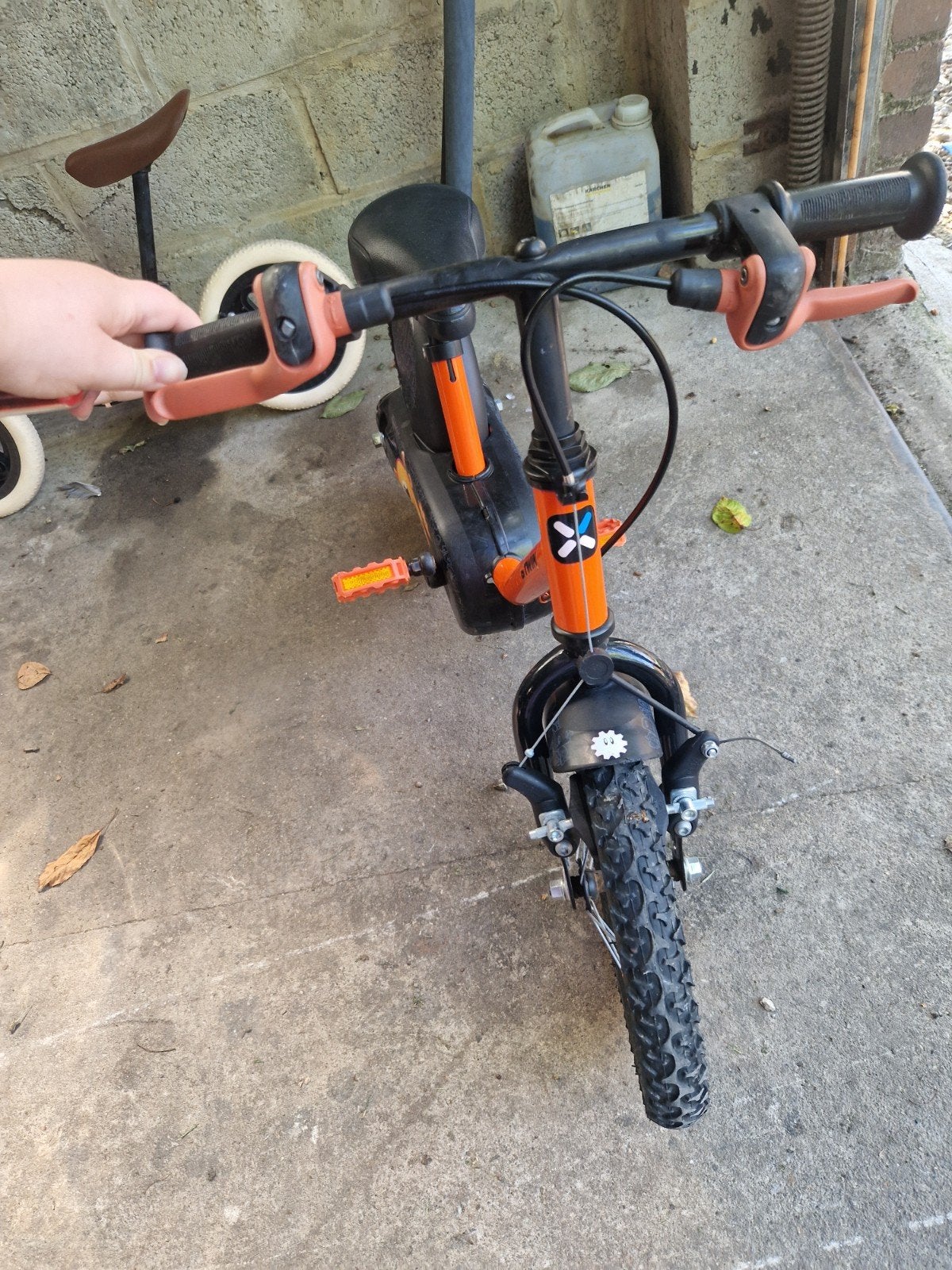Vélo enfant 14 pouces Decathlon Btwin Robot 500 + Petites ro, Enlèvement, Comme neuf, Moins de 16 pouces, BTwin Décathlon