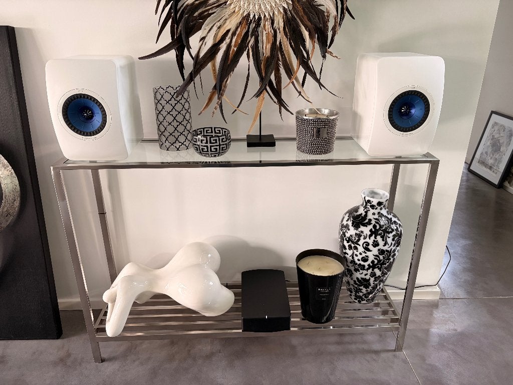 KEF LS 50 + Amp Bose SA 5, Enceinte d'étagère, 60 à 120 watts, Comme neuf, Enlèvement