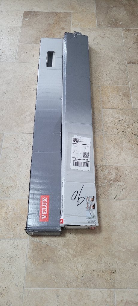 Velux automatische gordijnen, Ophalen, Overige merken, Wit, Nieuw