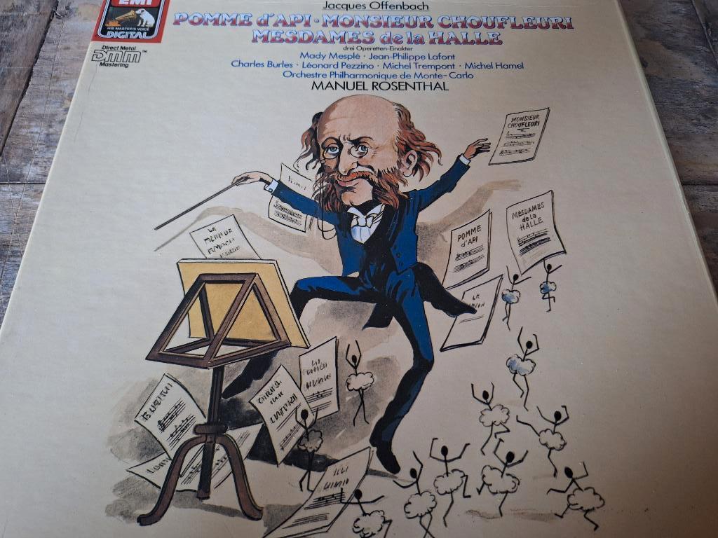 Offenbach / Rosenthal - Pomme D'Api Box 3 x Lp's Vinyl, Ophalen of Verzenden, Kamermuziek, Gebruikt, 12 inch