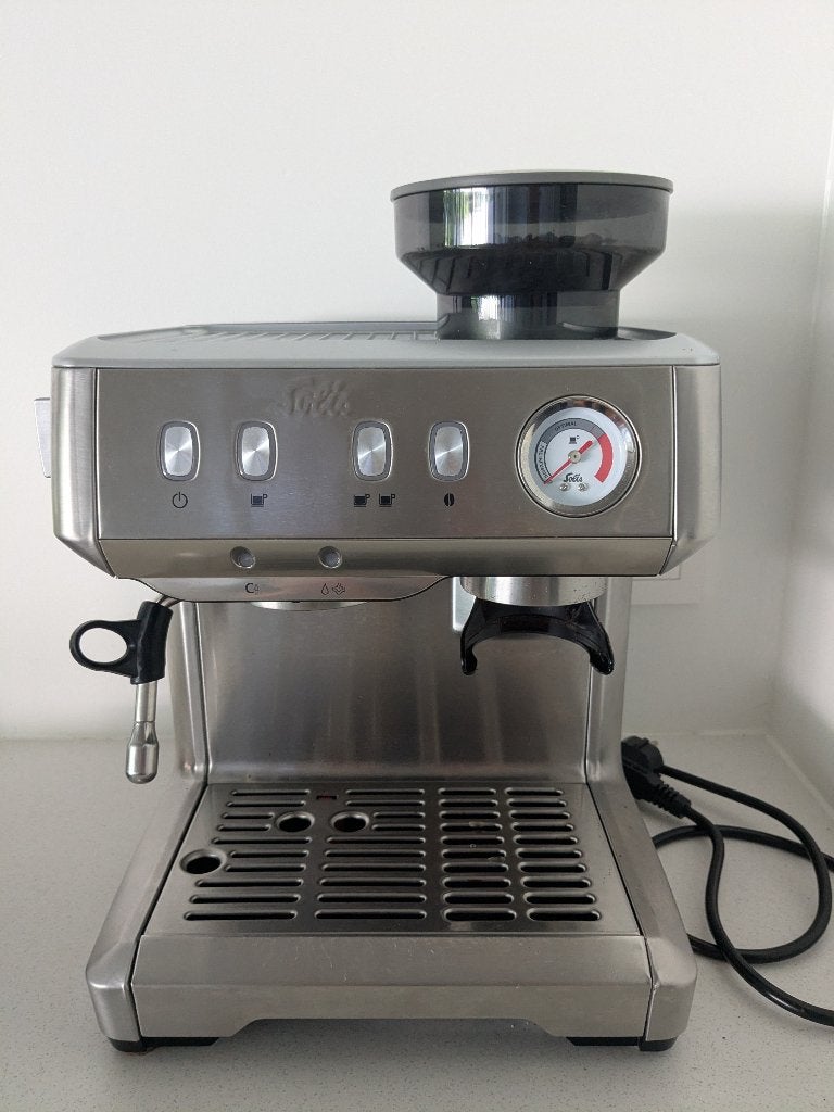 Solis Grind & Infuse Compact, Gebruikt, Espresso apparaat, Koffiebonen, 1 kopje