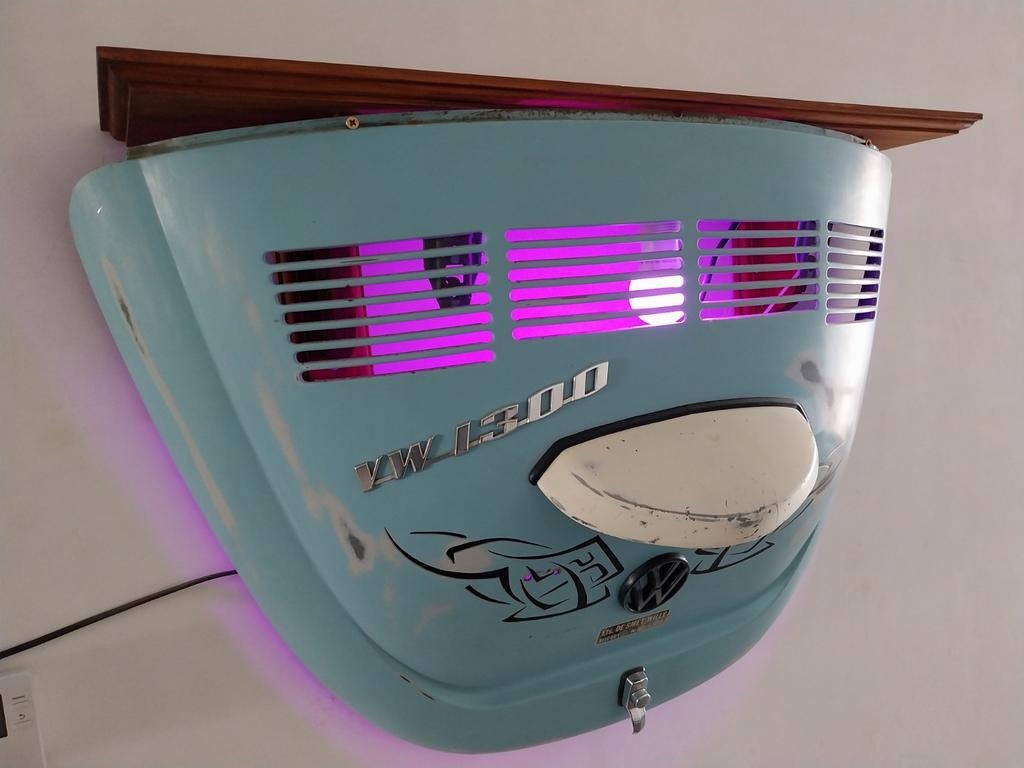 Lampe capot vw art déco, Enlèvement