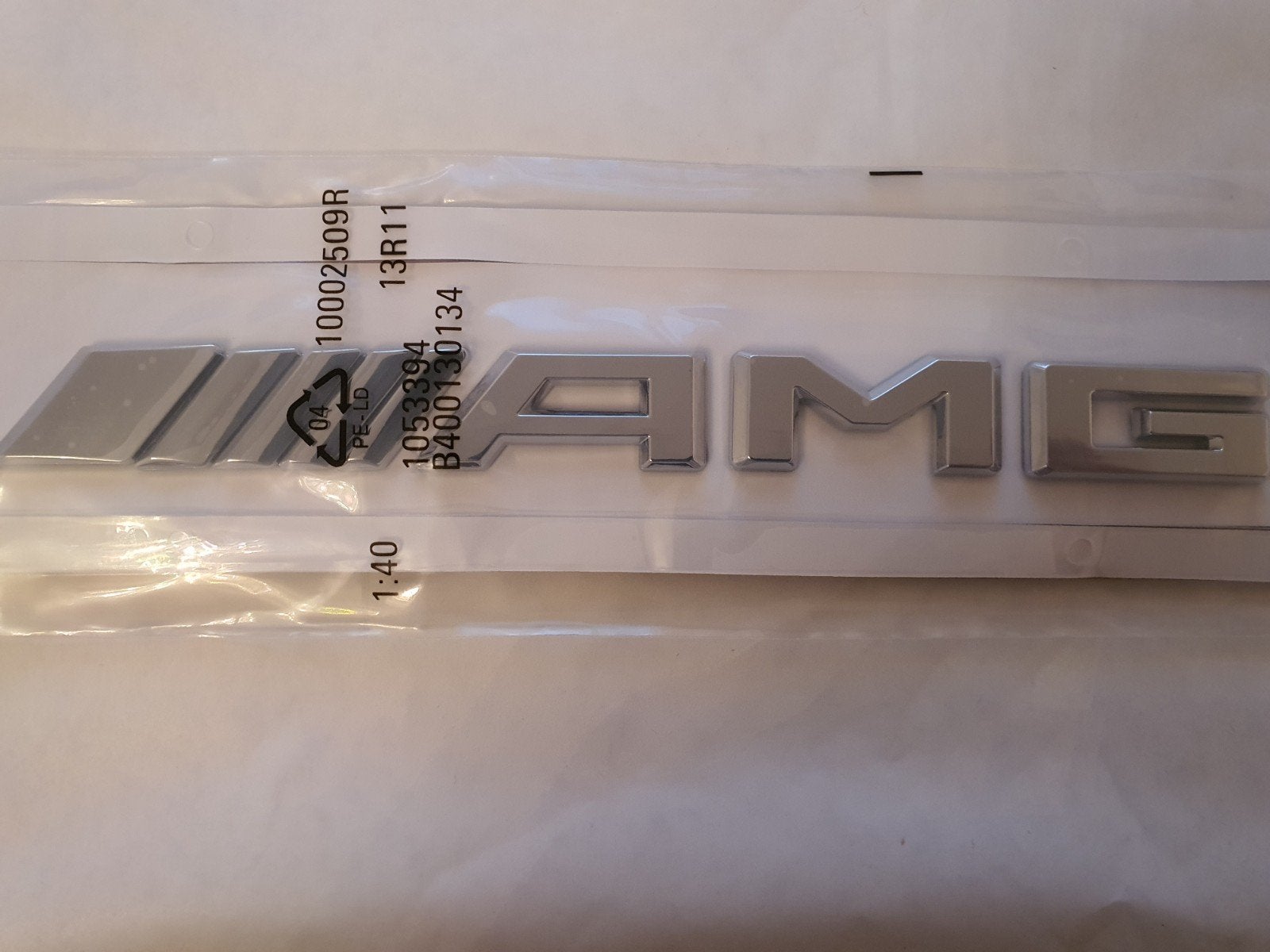 Mercedes Amg kofferklep logo, Achterklep, Mercedes-Benz, Nieuw, Ophalen of Verzenden