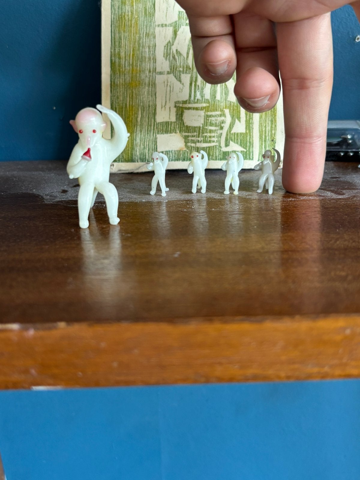 Petit singe en crytal soufflé vintage, Enlèvement ou Envoi, Comme neuf