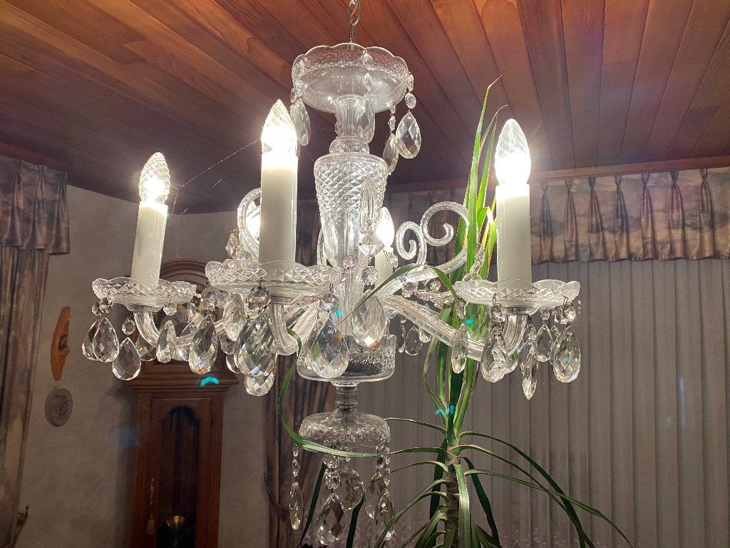 lustre en cristal, Maison & Meubles, Enlèvement, Comme neuf