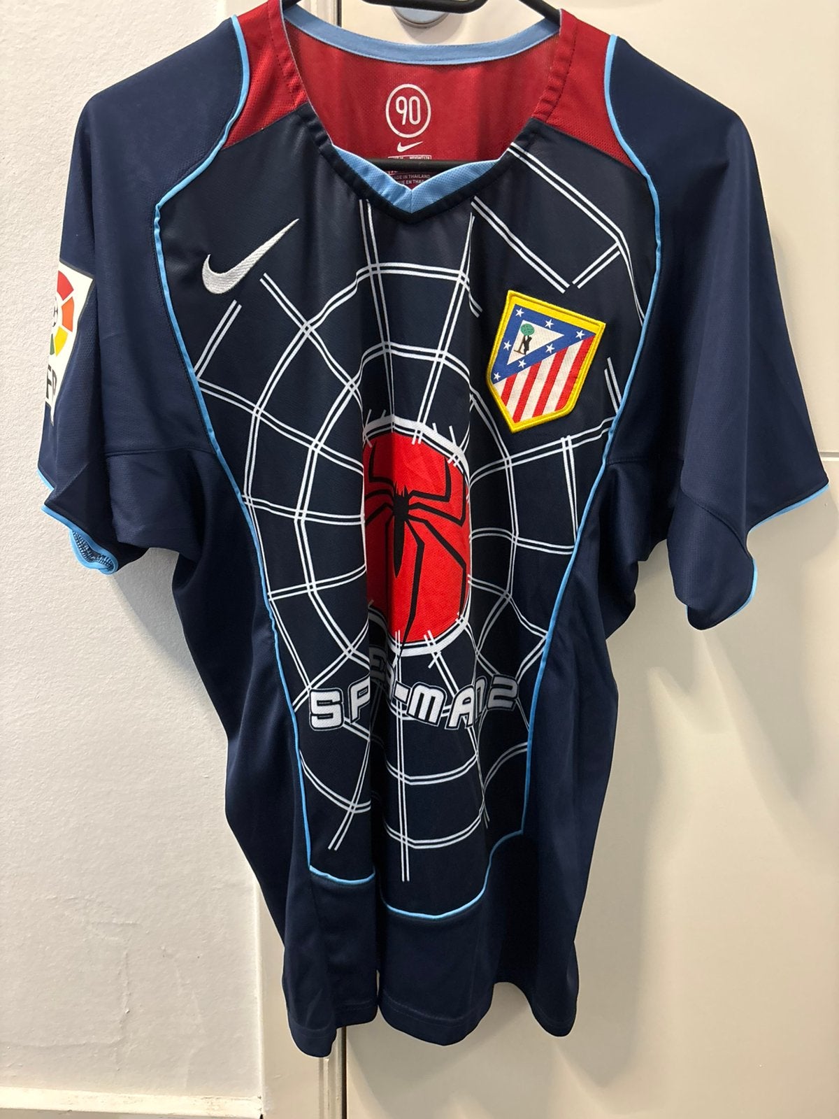 Atletico Madrid retro shirt, Verzenden, Zo goed als nieuw, Shirt