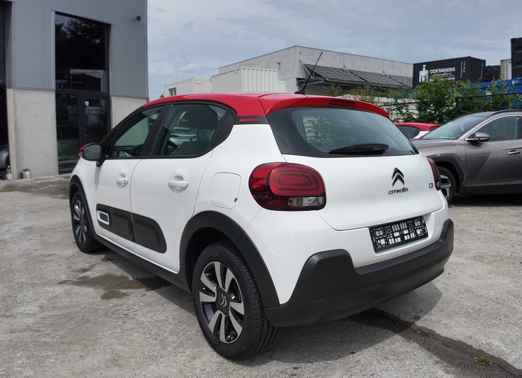 Citroen C3 1.2 Shine EAT6 110CV Airco/Navi/Led/Airbump BTW, Auto's, Citroën, Stof, Wit, Bedrijf, 5 zetels