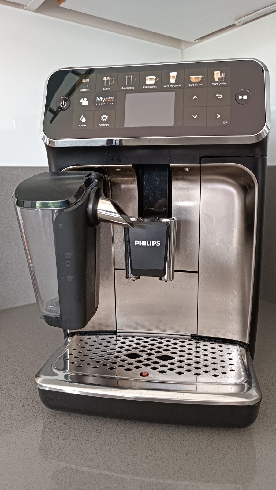 Philips espressomachine, Ophalen, Koffiemachine