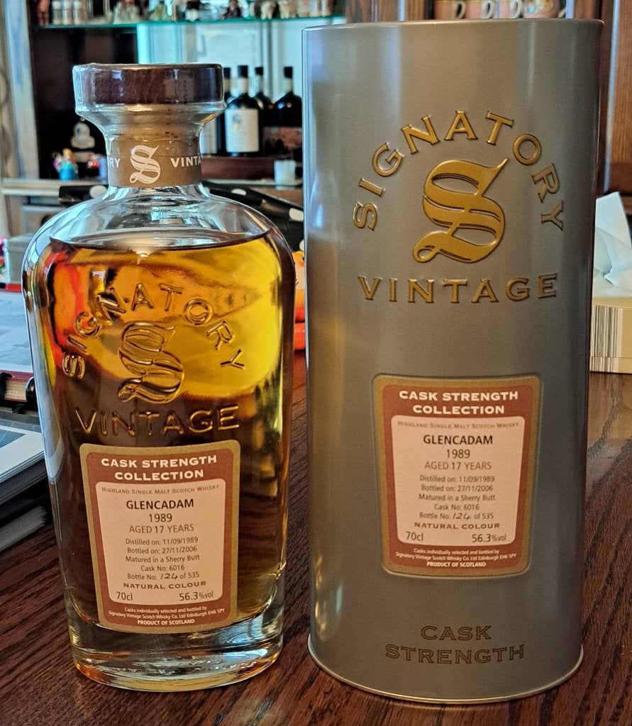 Whisky Glencadam 1989 C.S.C, Collections, Vins, Neuf, Autres types, Autres régions, Pleine, Enlèvement ou Envoi