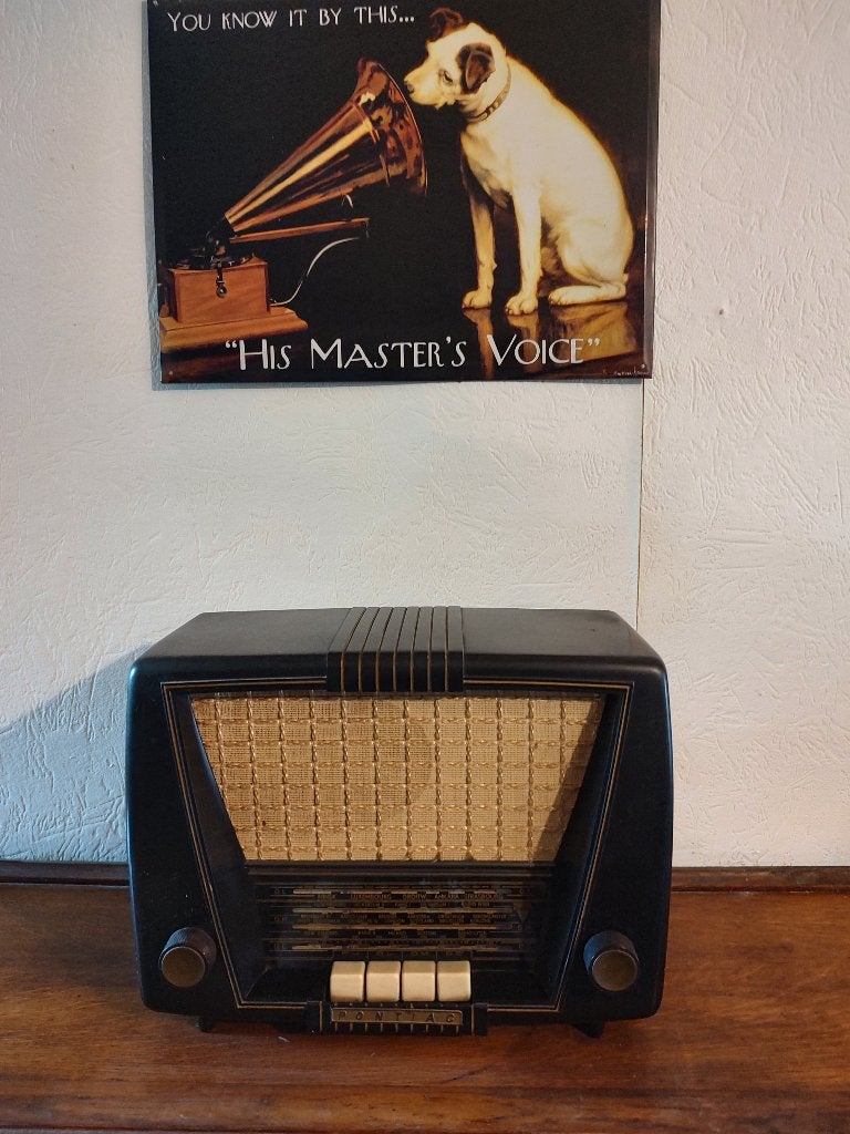 Vintage radio, antieke radio Pontiac, Enlèvement