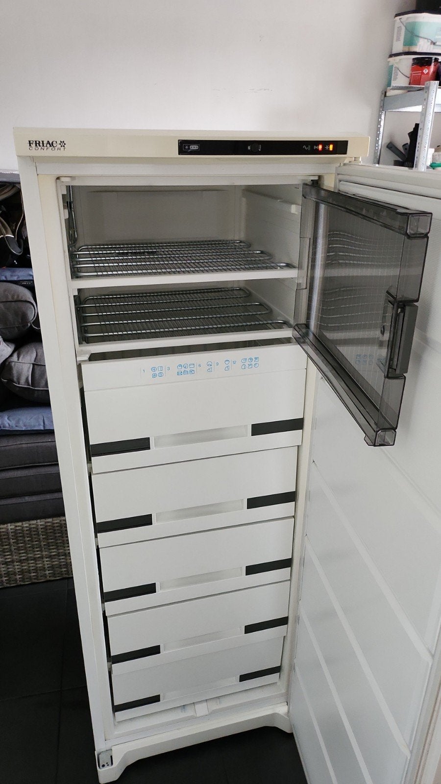 Diepvries Friac Comfort 4 sterren, Ophalen