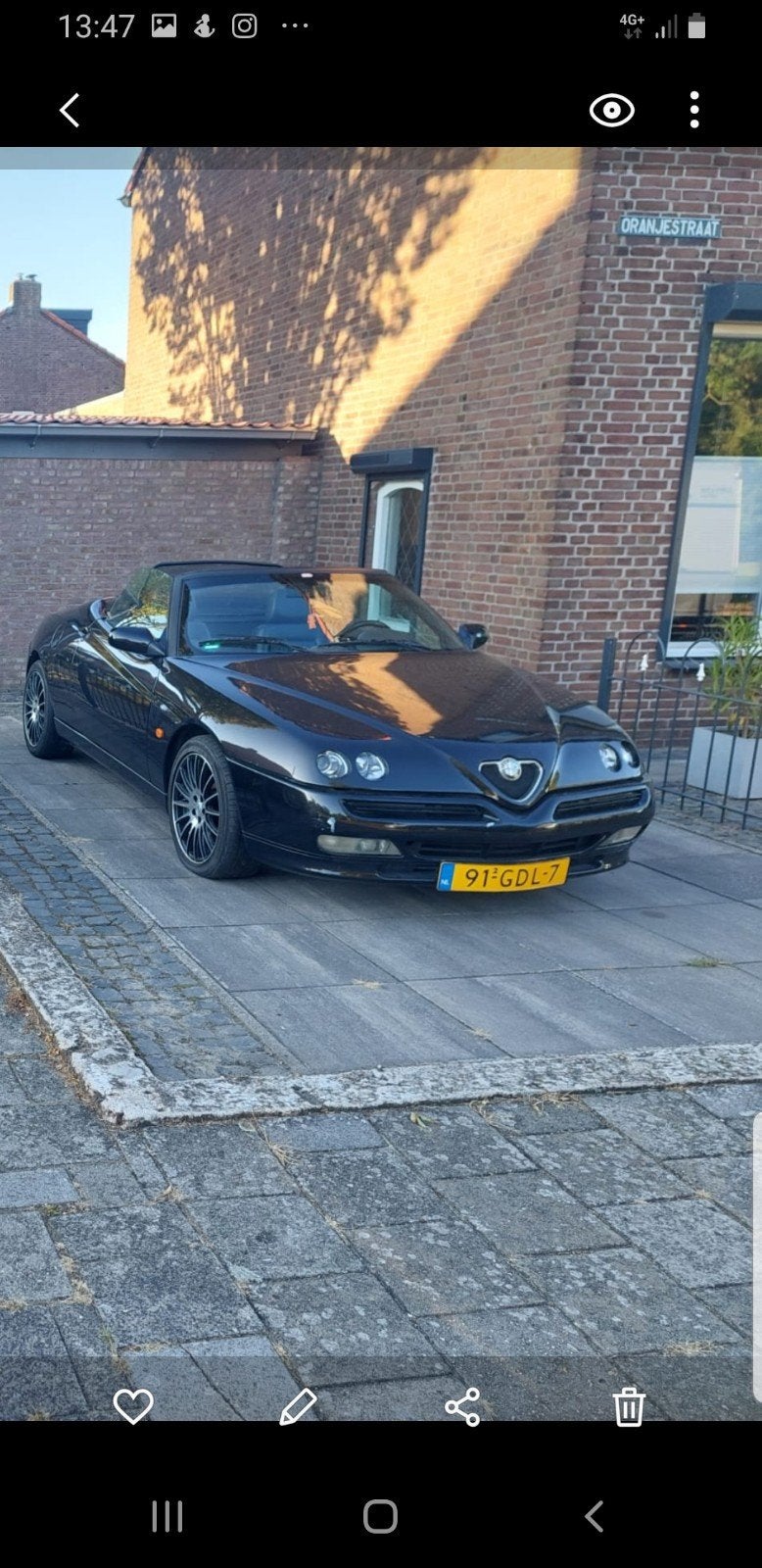 Alfa Spider 2.0 TS type 2, Auto's, Alfa Romeo, Particulier, Te koop, Spider