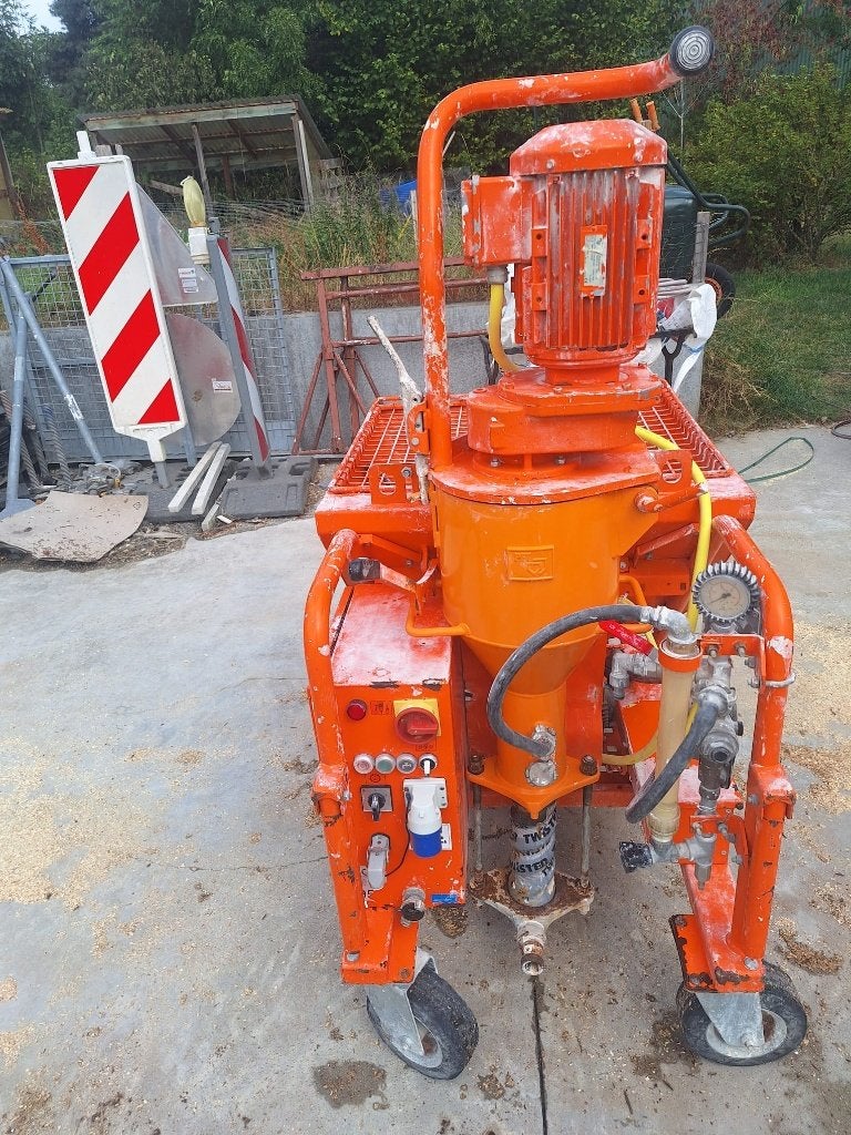 Machine a plâtre, Ophalen, Gebruikt