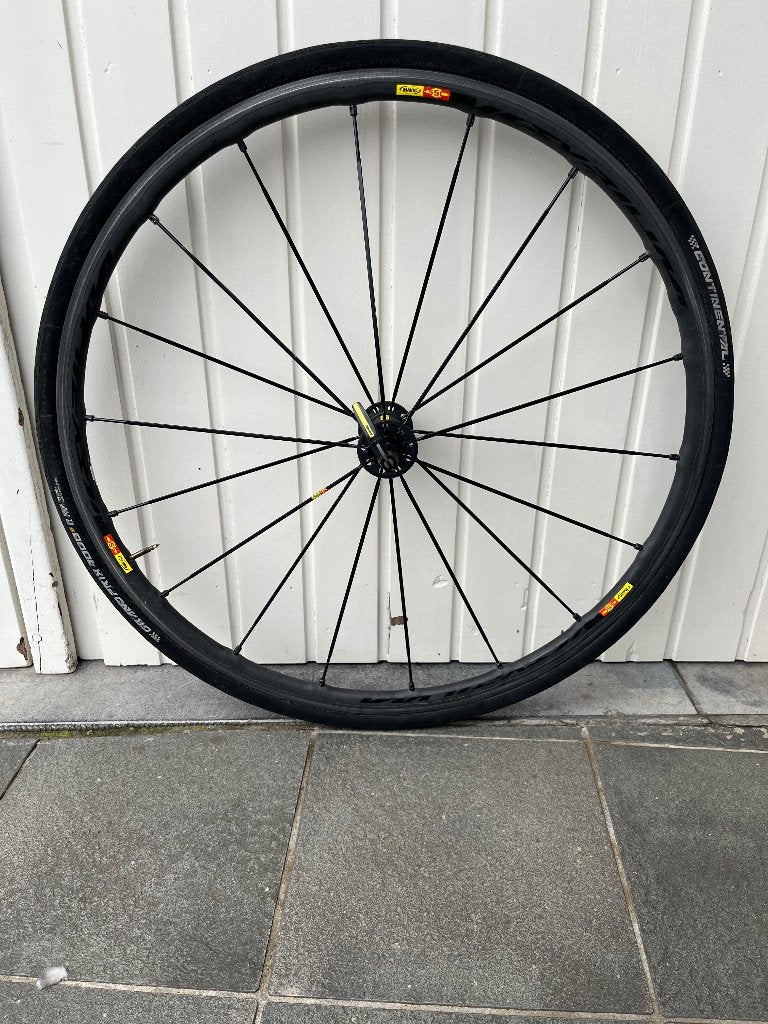 MAVIC Ksyrium SLR voorwiel 28”, Vélos & Vélomoteurs, Autres matériaux, Enlèvement, Utilisé, Mavic