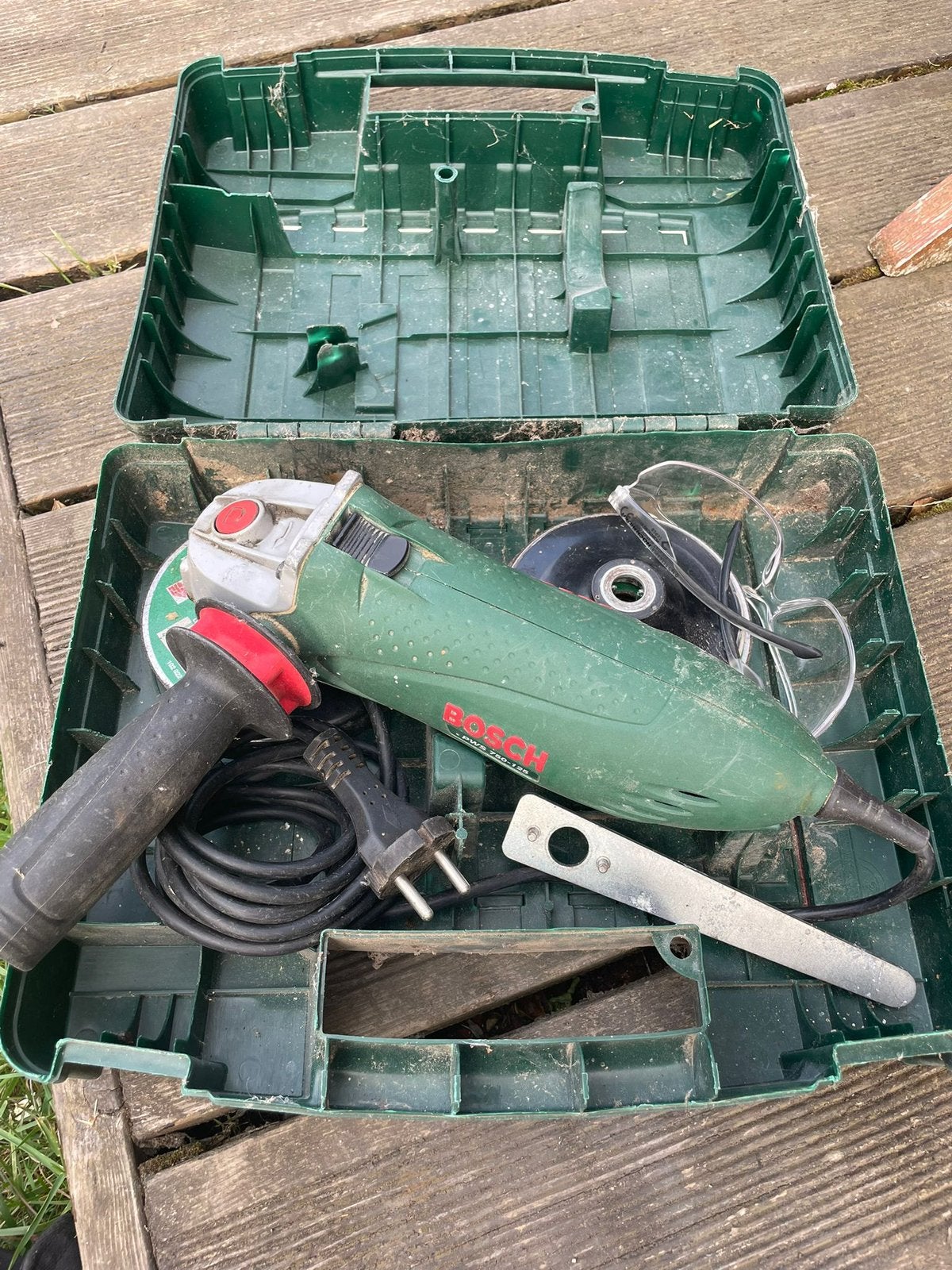 Bosch PWS 750-125, Doe-het-zelf en Bouw, Ophalen, Gebruikt, 700 tot 1000 watt, Haakse handslijpmachine