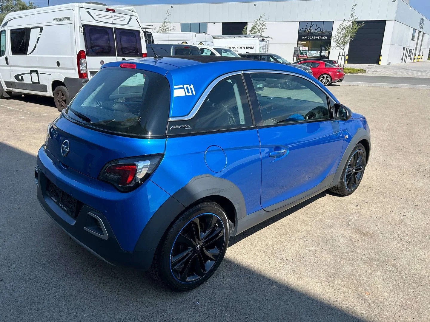Opel ADAM ROCKS LEUKE WAGEN MET OPEN DAK ZIE FOTO'S, Blauw, Bedrijf, 90 pk, 66 kW