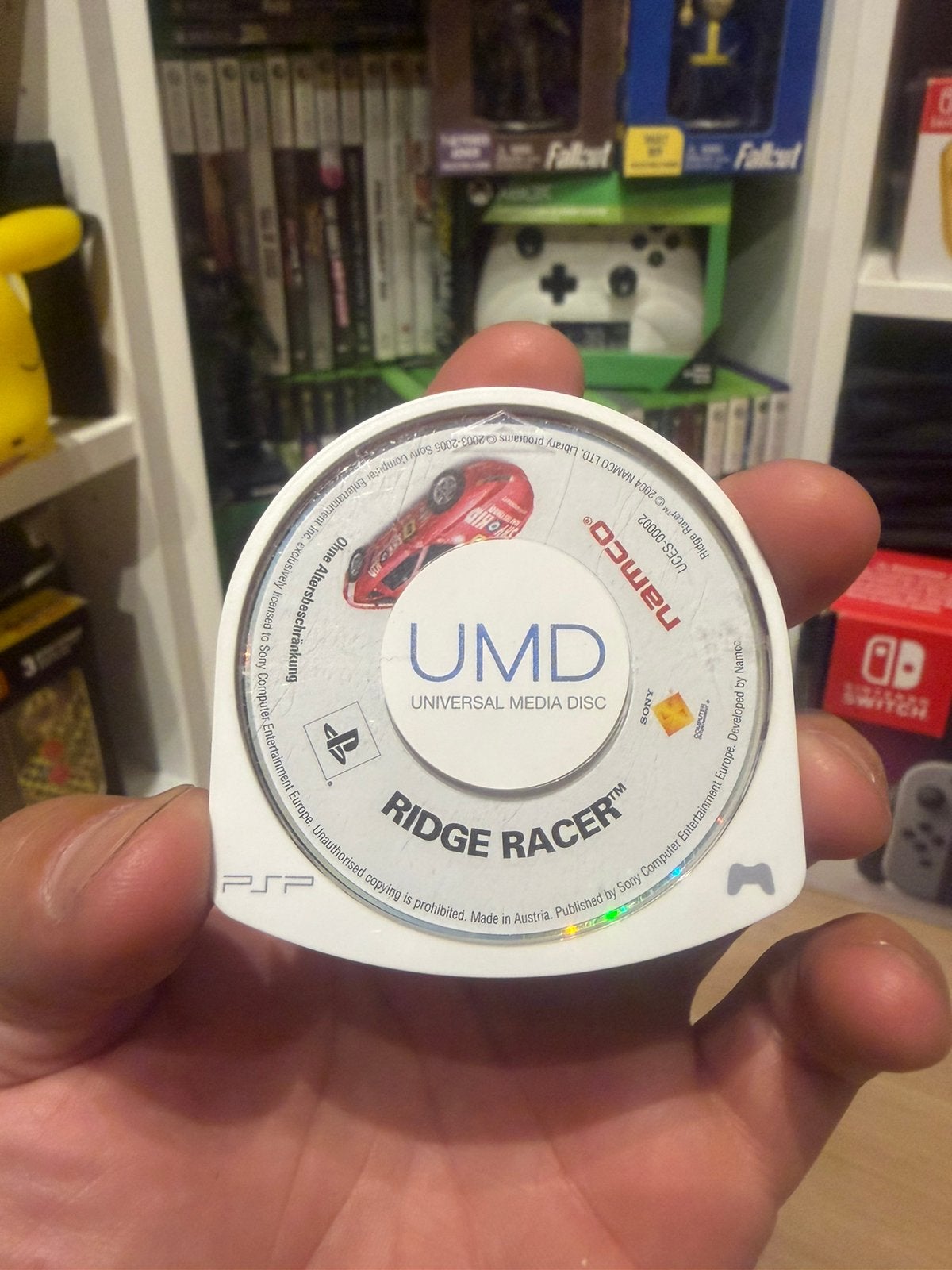 Ridge racer psp, Enlèvement