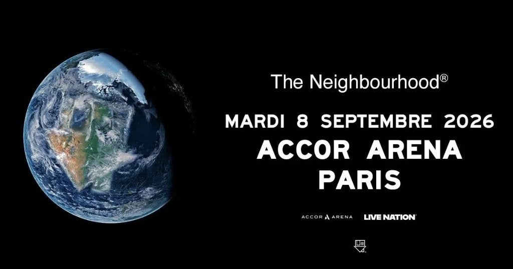 Places de concert THE NEIGHBOURHOOD - Paris le 08/09/2026, Tickets & Billets
