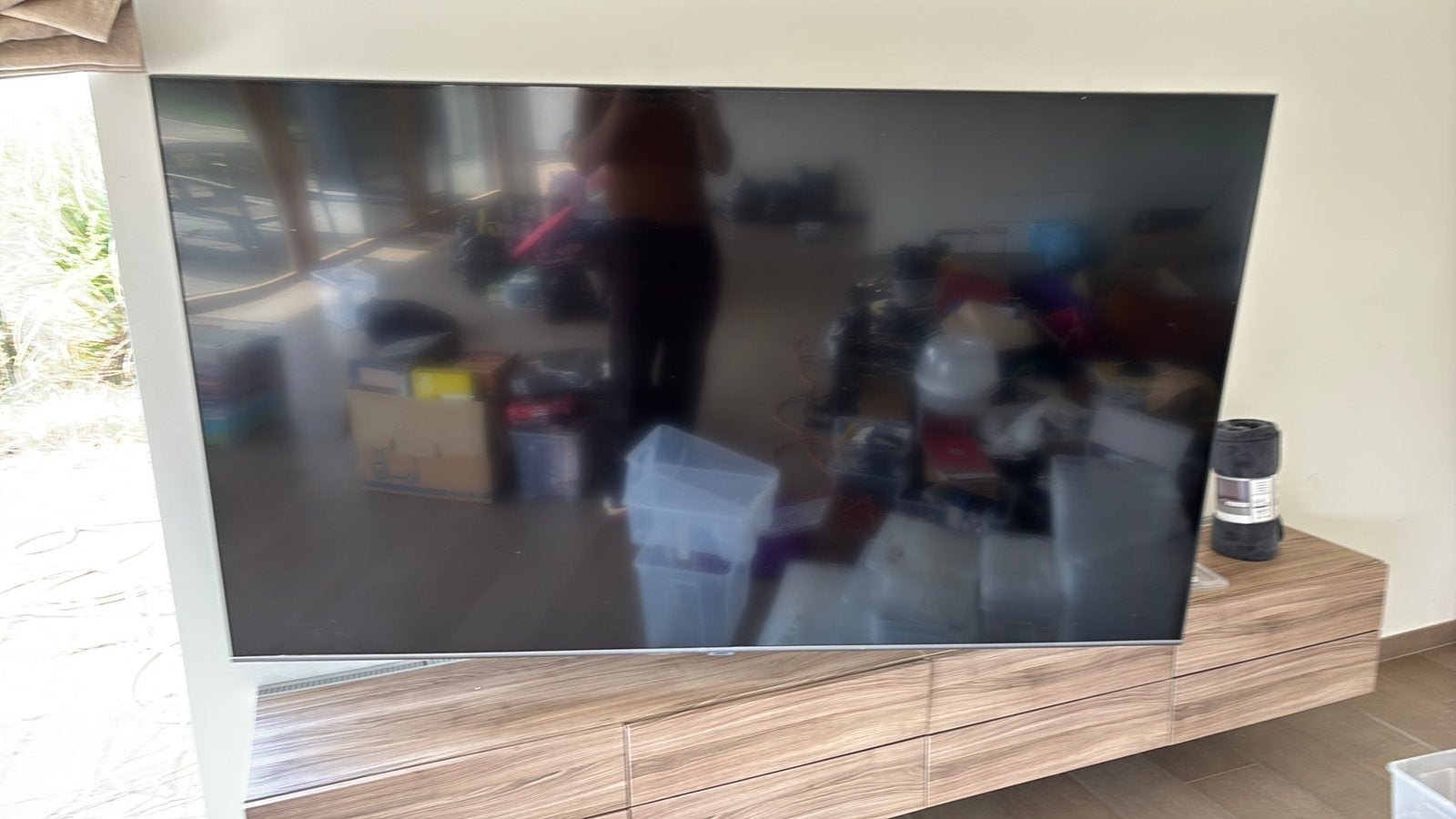 Samsung 75” qled tv, Enlèvement, Comme neuf, QLED, Samsung