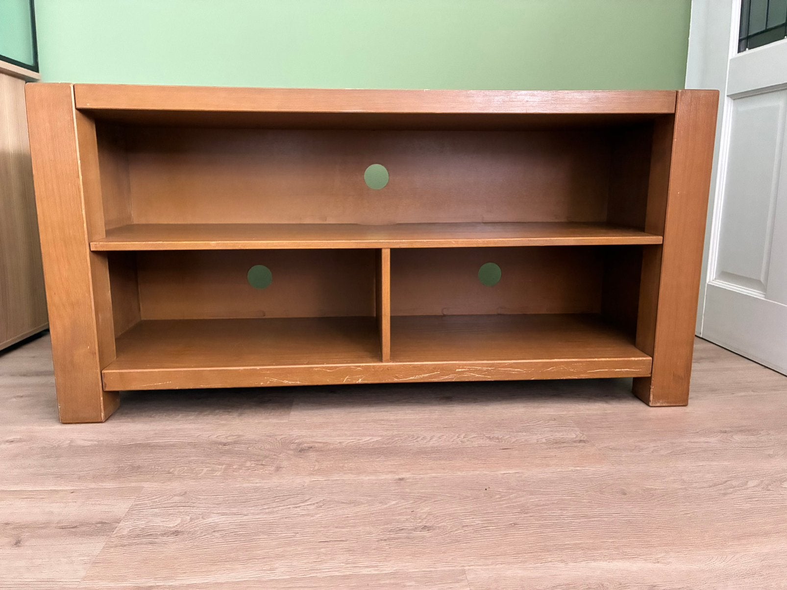 TV-meubel houtlook 120 x 40 x 60 cm, Ophalen, Gebruikt, 100 tot 150 cm, Minder dan 100 cm