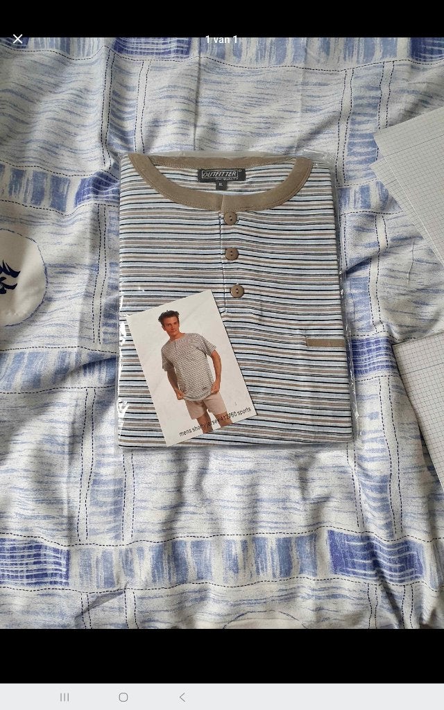 Hernen pyjama maat xl nieuw 7 euro, Ophalen, Nieuw, Maat 56/58 (XL)