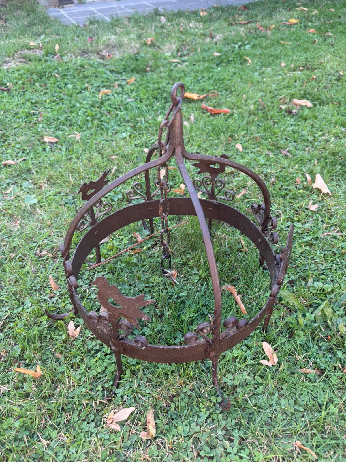 Couronne de cuisine/support suspendu en brocante, Antiquités & Art, Enlèvement