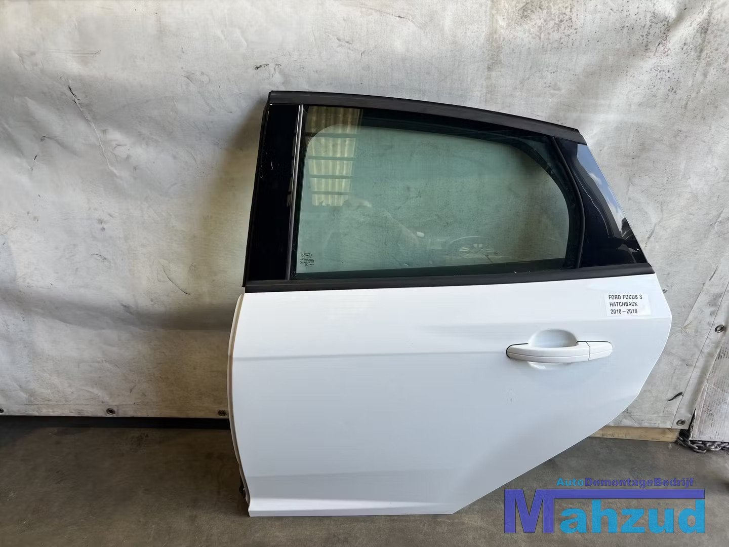 FORD FOCUS 3 Hatchback wit links achter deur portier 2010-20, Gebruikt, Deur, Info@ford.com, Ford