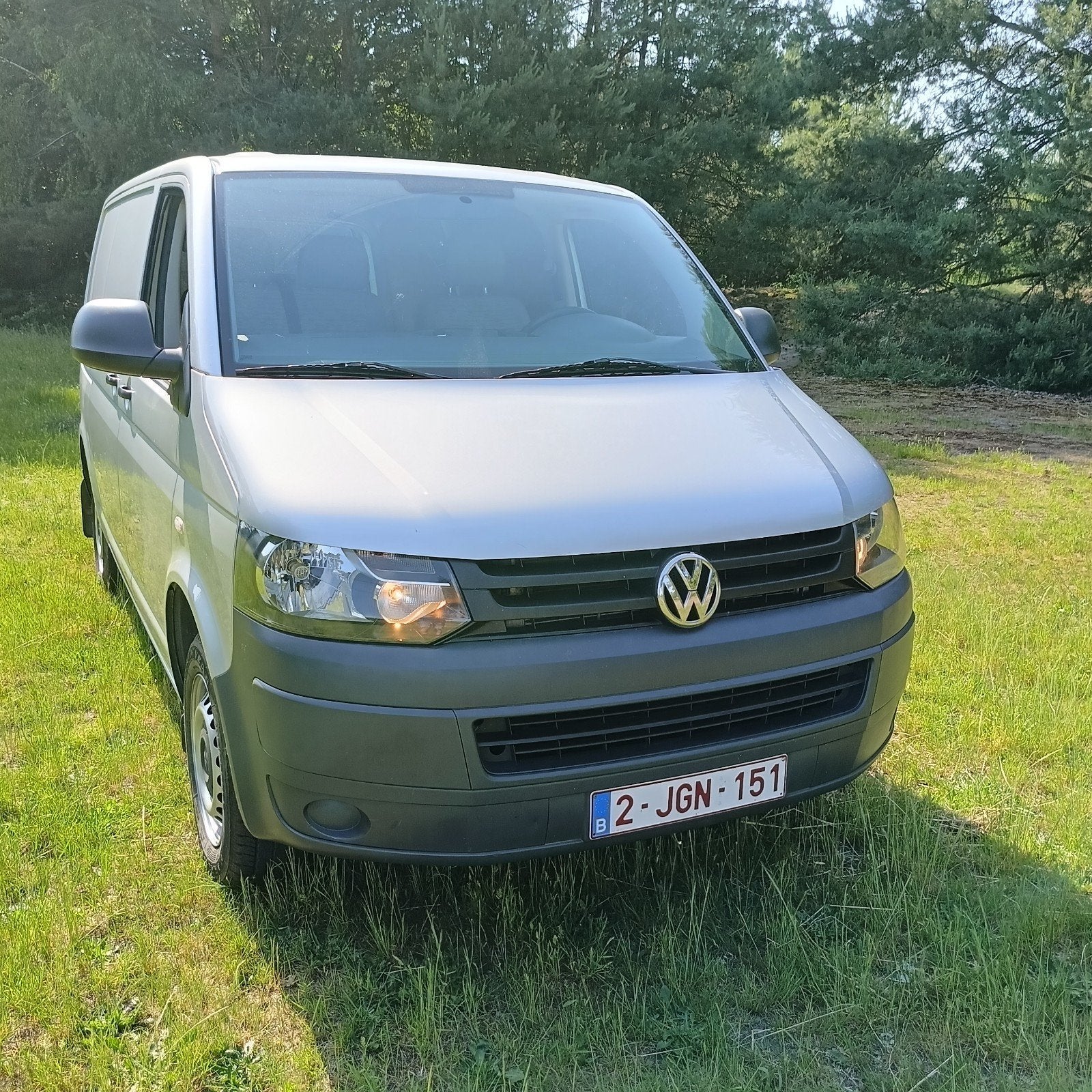 VW T5 - Volkswagen Transporter, Auto's, Volkswagen, Voorwielaandrijving, 4 cilinders, 2800 kg, Grijs