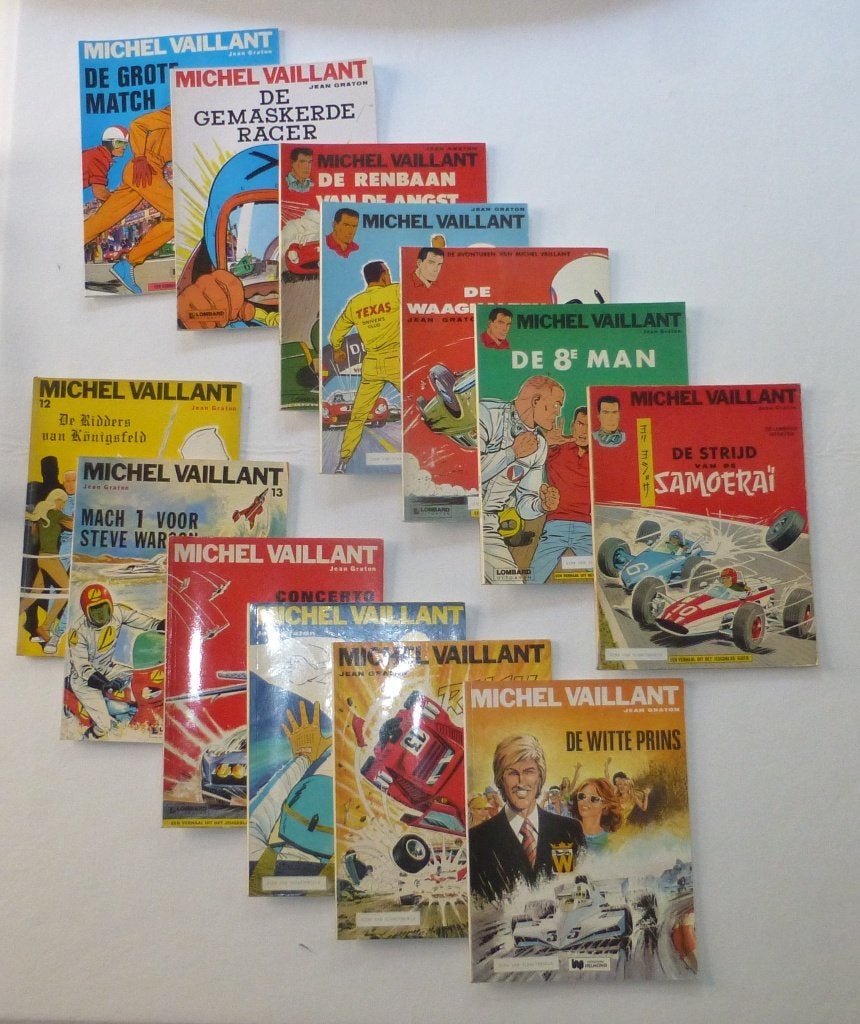 Michel Vaillant 13 strips (softcover), Boeken, Stripverhalen, Gelezen, Meerdere stripboeken, Ophalen