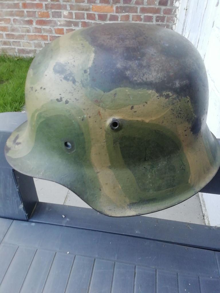 Casque allemand m42 ww2, Collections, Enlèvement ou Envoi, Armée de terre, Casque ou Béret