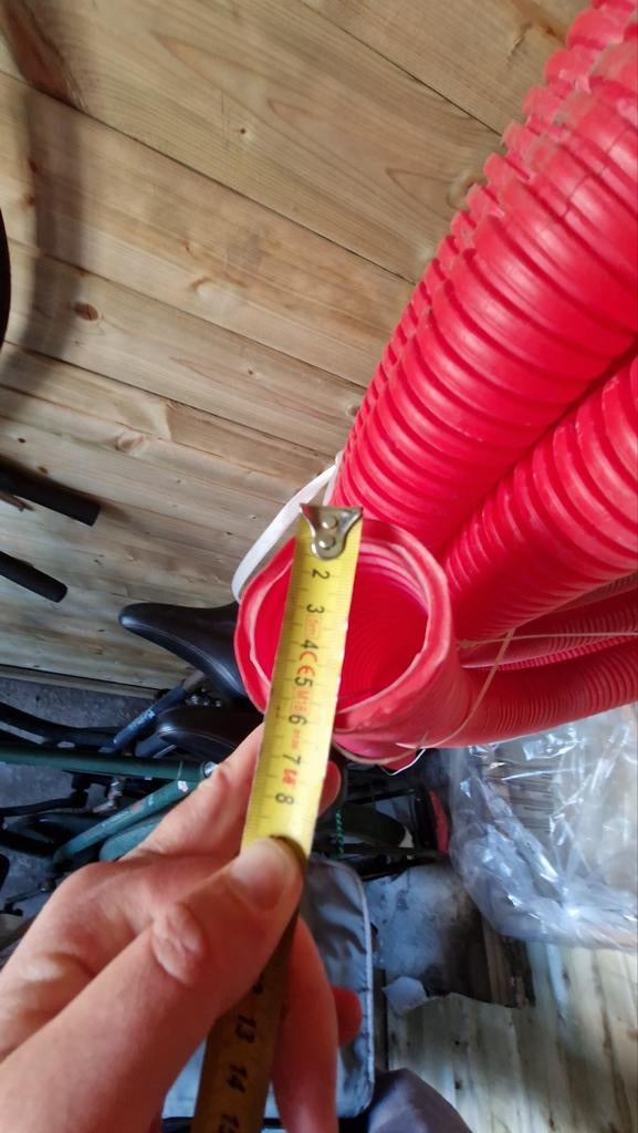 Buis leiding kabels lengte 8m, Ophalen