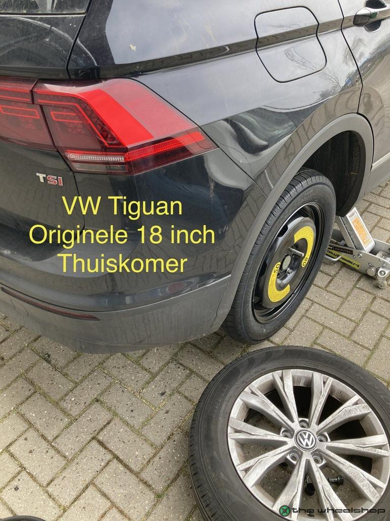 Thuiskomer Reservewiel VW Tiguan T-Roc Audi Q2 Q3 Skoda Kodi, Auto-onderdelen, Banden en Velgen, Gebruikt, -, -, Banden en Velgen