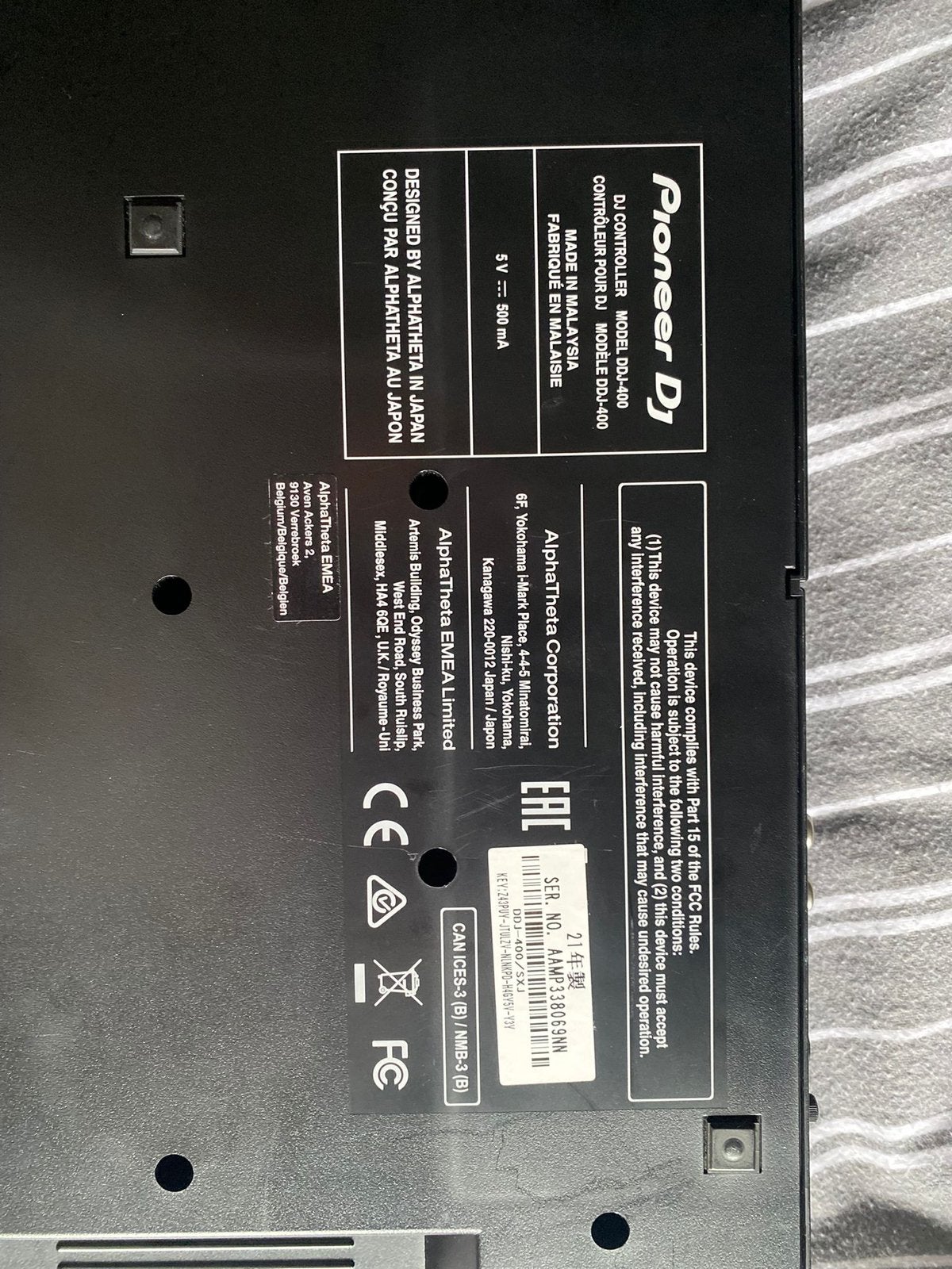 Pioneer ddj 400, Musique & Instruments, Envoi, Comme neuf, Pioneer