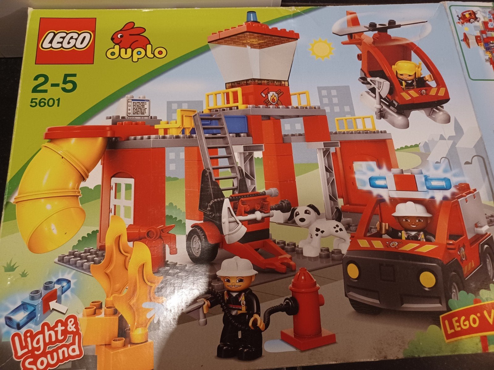 Duplo Brandweer kazerne 5601, Overige thema's, Ensemble complet, Instructions incluses, Enlèvement