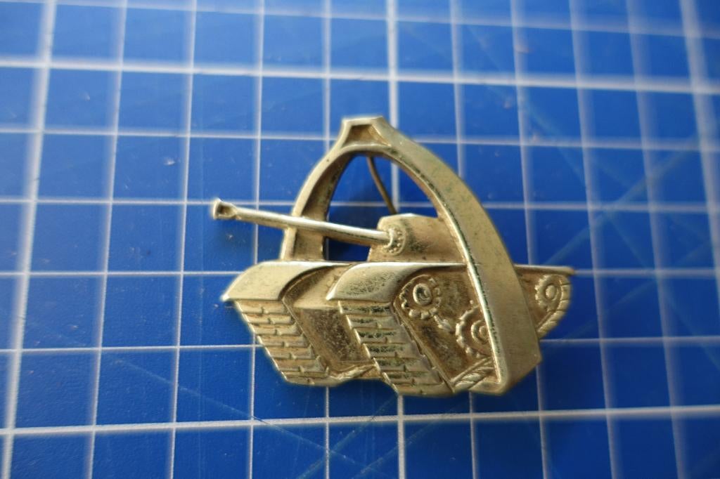ABL #58 - MUTSKENTEKEN OPLEIDINGSCENTRUM PANTSERS #1, Ophalen of Verzenden, Landmacht, Embleem of Badge
