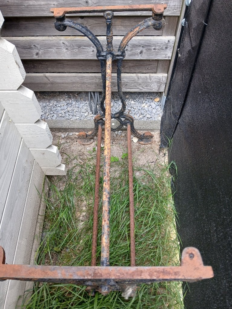 Onderstel tuintafel, Tuin en Terras, Tuintafels, Ophalen, Gebruikt, Rechthoekig, Metaal