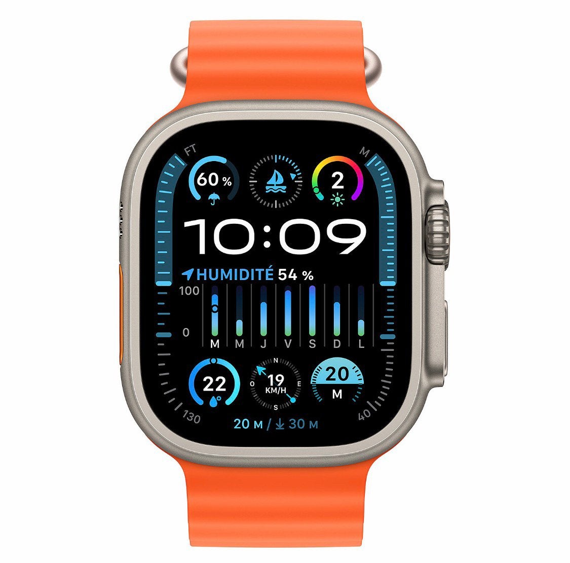 APPLE WATCH ULTRA 2, Étanche, État, IOS, Enlèvement