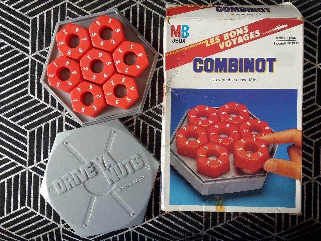 Vintage brainteaser Combinot, MB, uit 1989, als nieuw, Hobby & Loisirs créatifs, Enlèvement ou Envoi, Comme neuf, Rubik's Cube ou Puzzle 3D